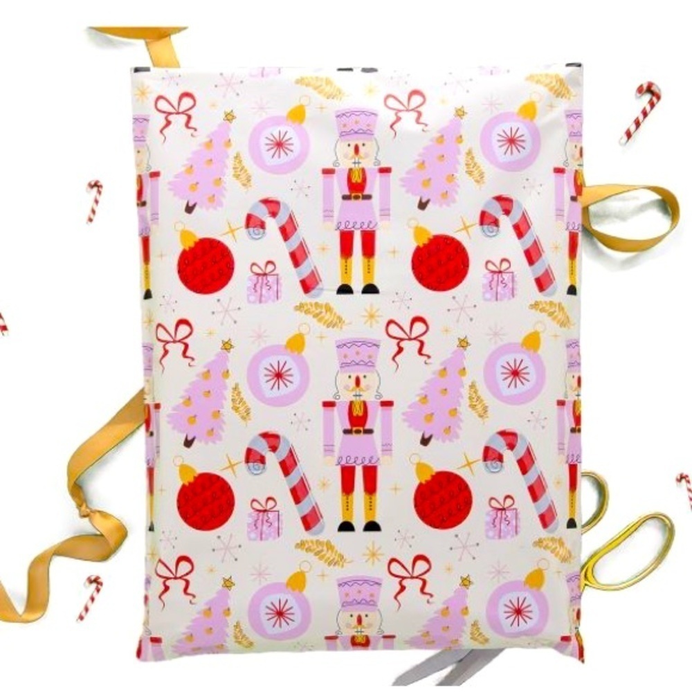 12 Festive Nutcracker Mailers 10X13”, BUY NOW PRICE